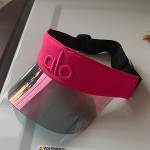 ALO Yoga Pink Visor Cap